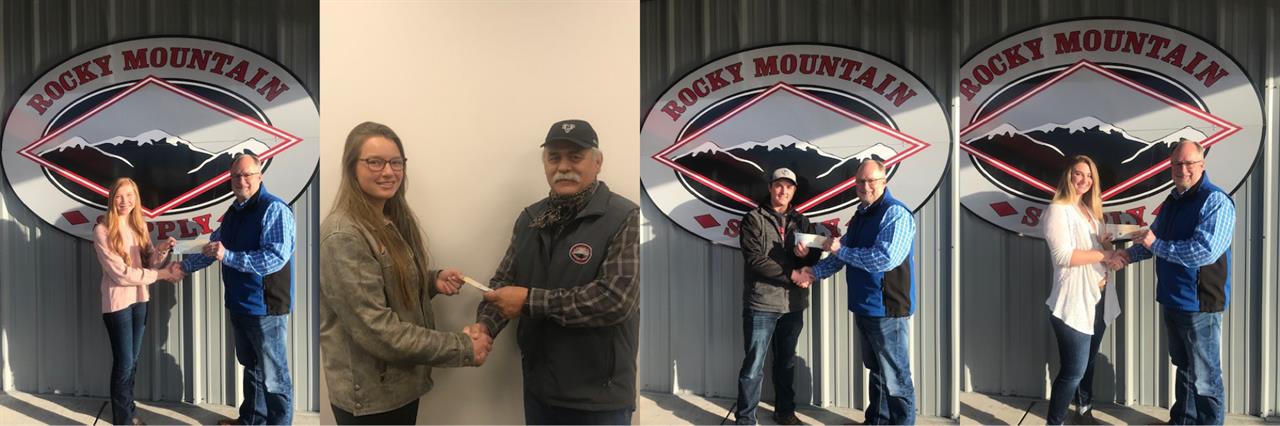 Rocky Mountain Supply 2019 scholarship winners